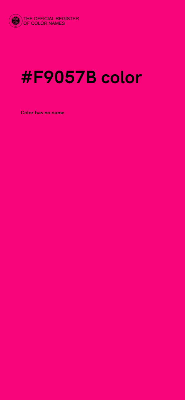#F9057B color image