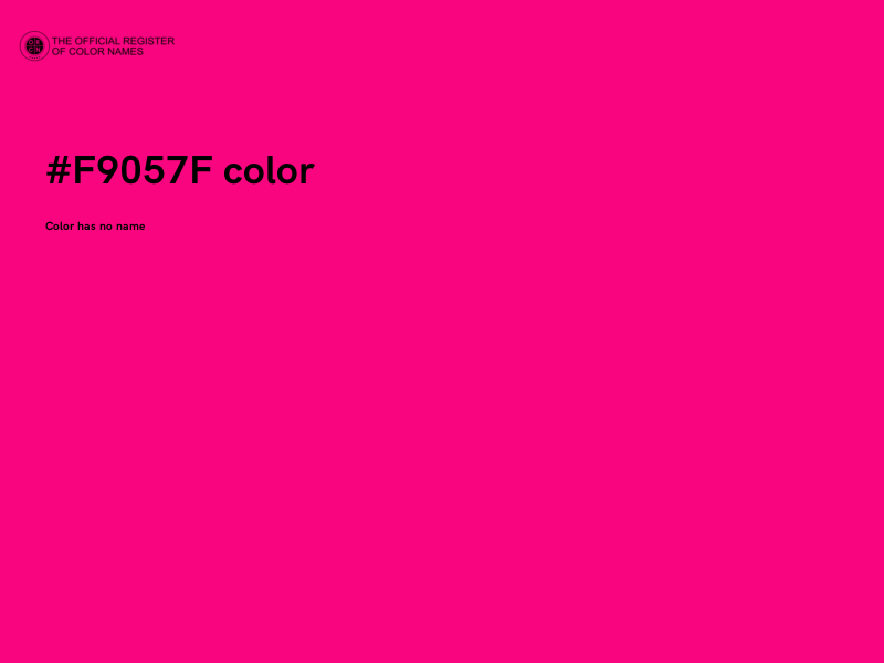 #F9057F color image