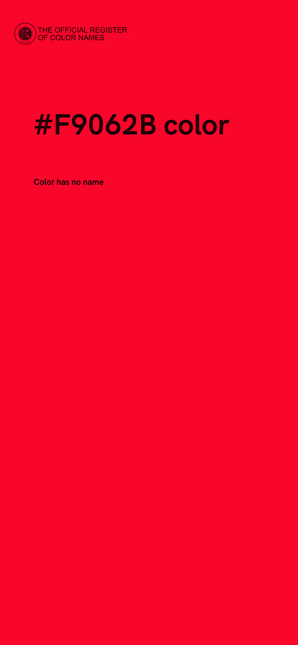 #F9062B color image