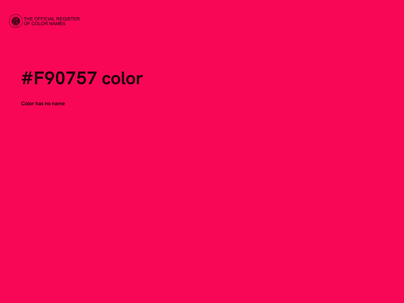 #F90757 color image