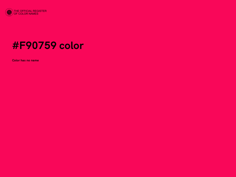 #F90759 color image