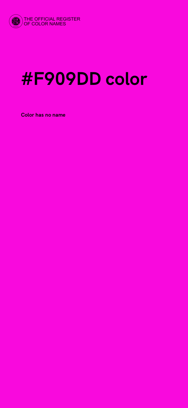 #F909DD color image