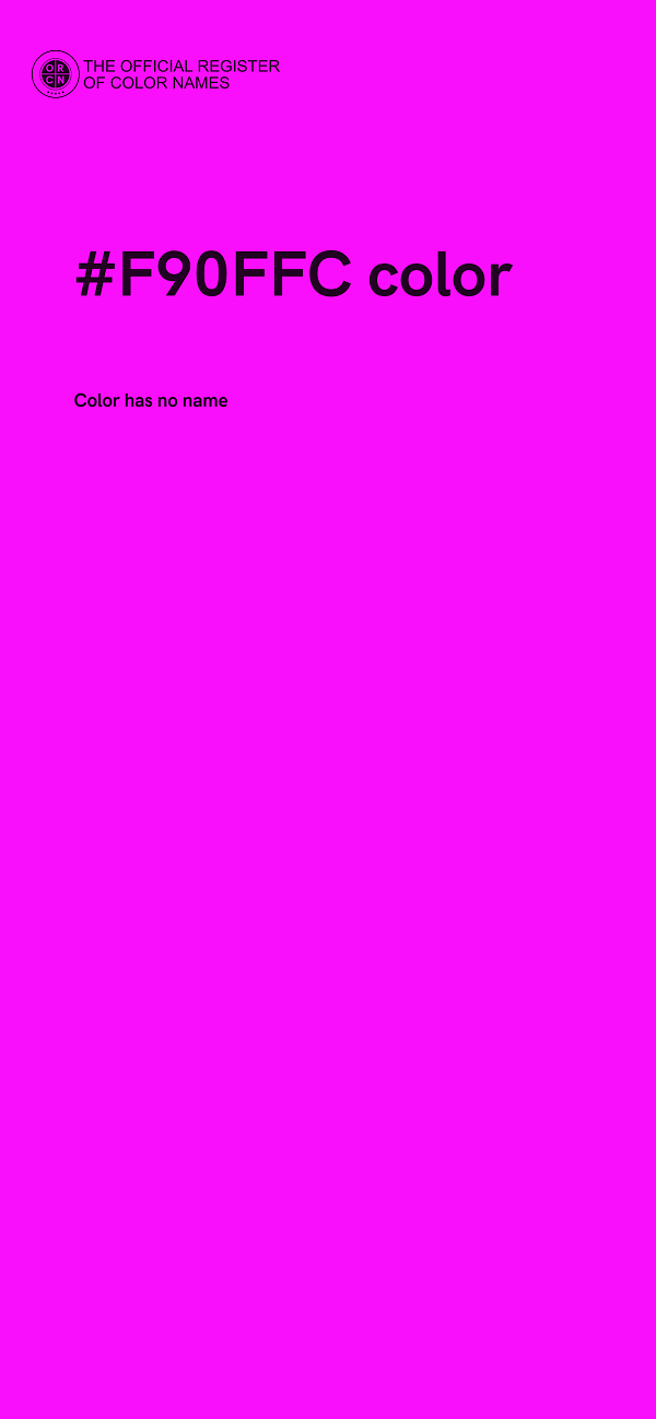 #F90FFC color image