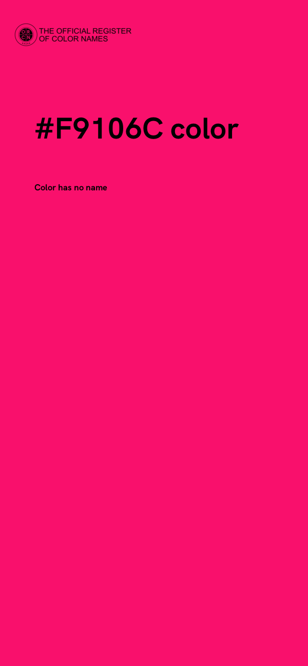#F9106C color image