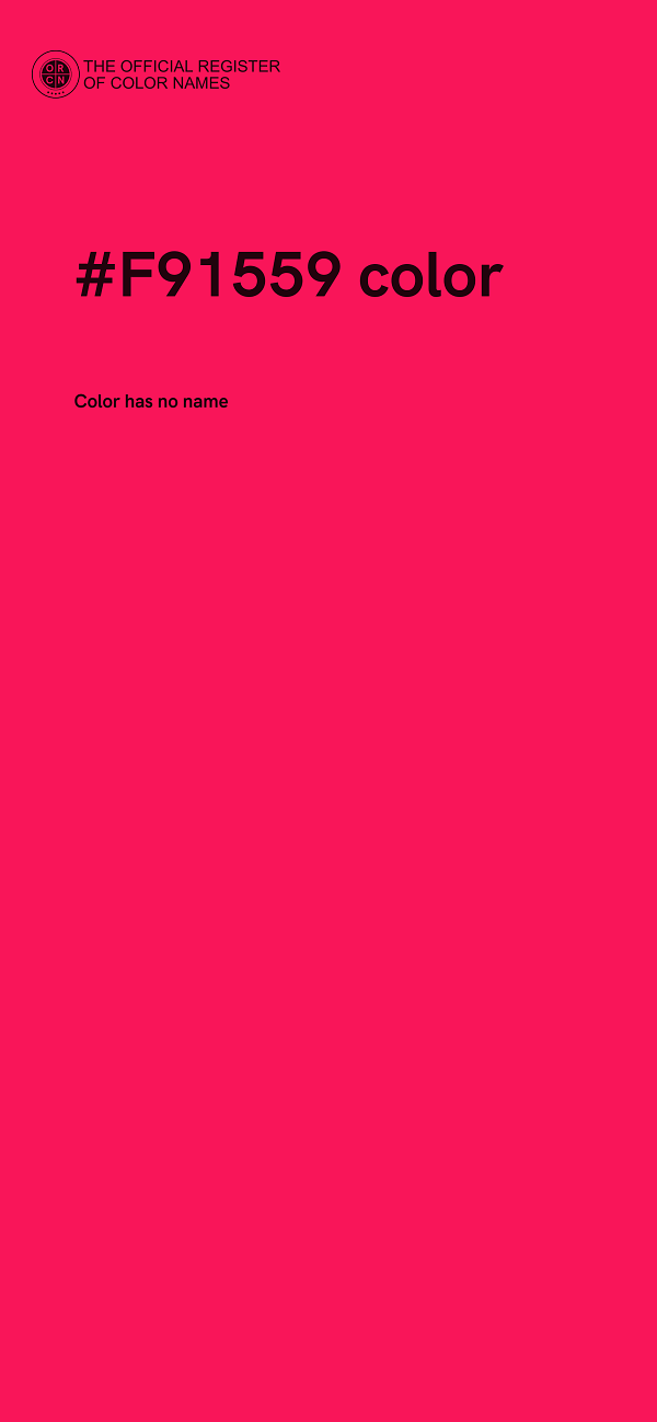 #F91559 color image