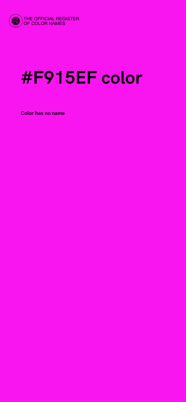 #F915EF color image