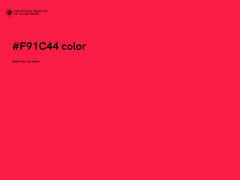 #F91C44 color image