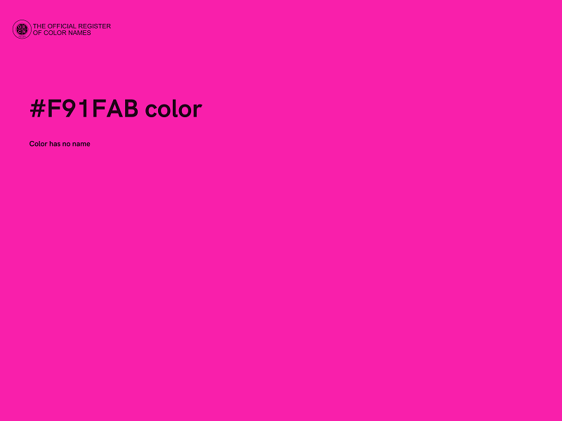 #F91FAB color image