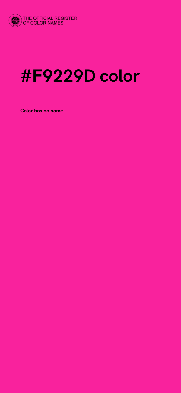 #F9229D color image