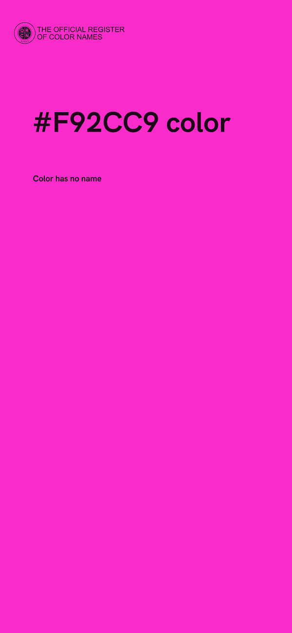 #F92CC9 color image