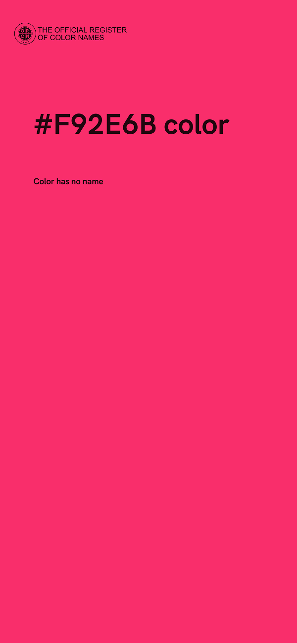 #F92E6B color image