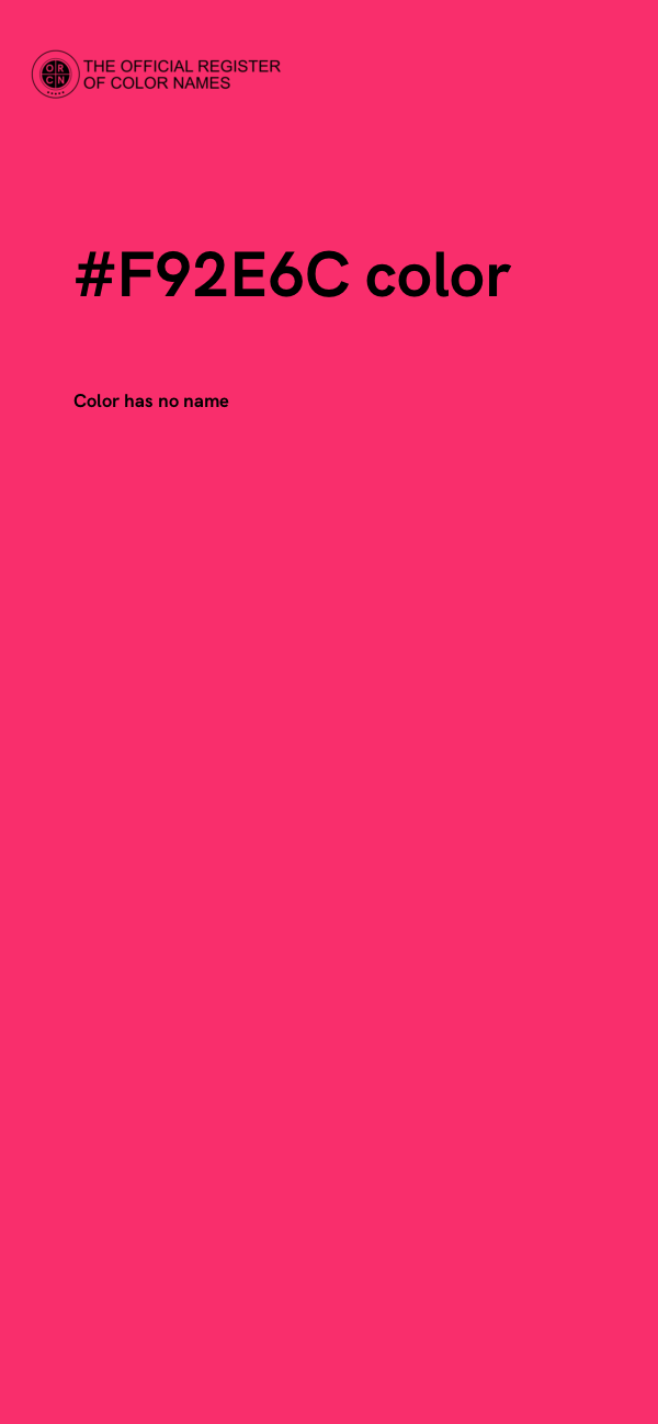 #F92E6C color image