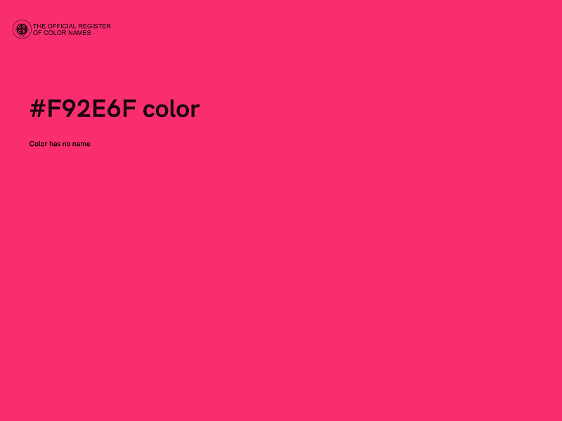 #F92E6F color image