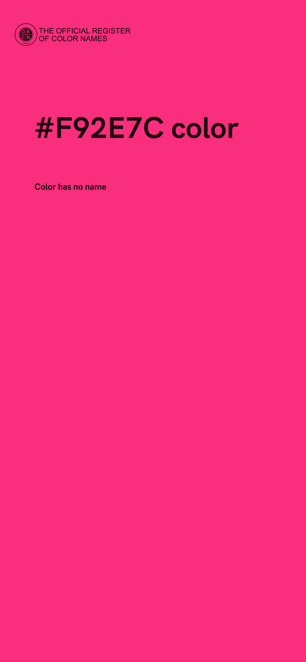 #F92E7C color image