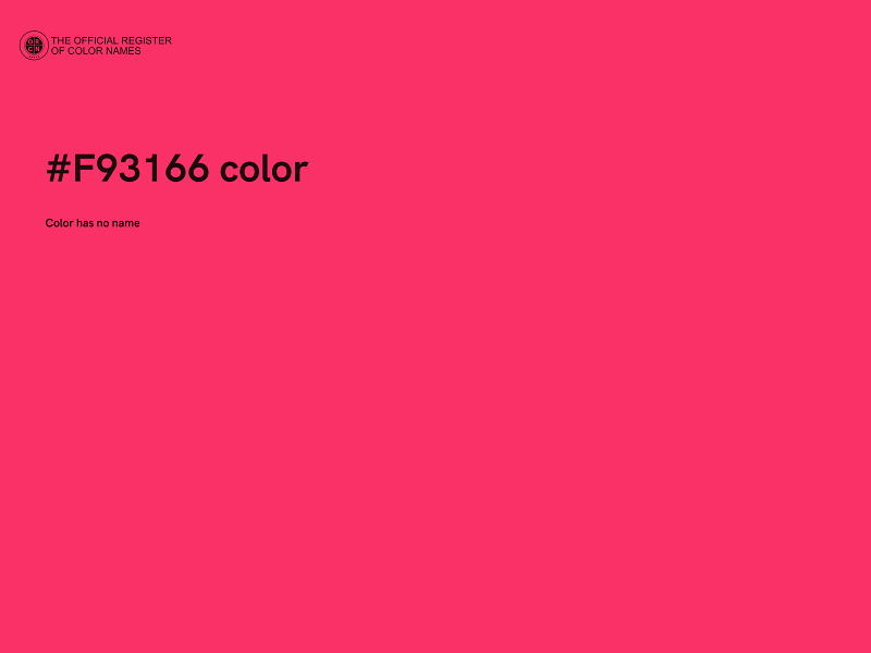 #F93166 color image