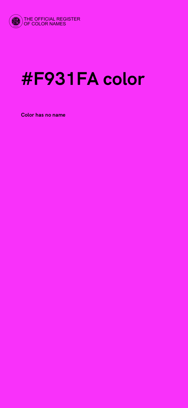 #F931FA color image
