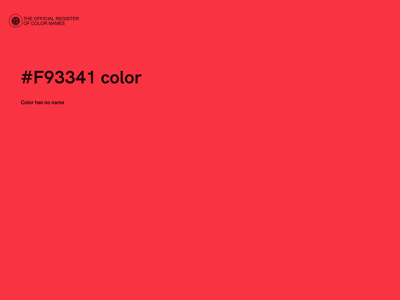 #F93341 color image