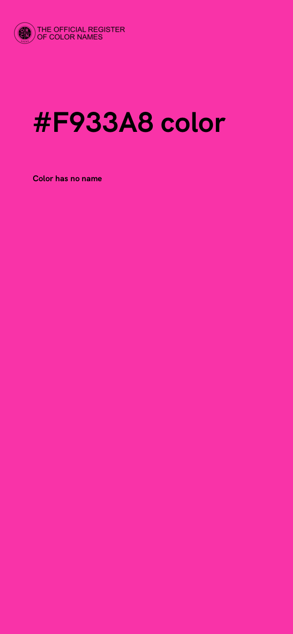 #F933A8 color image