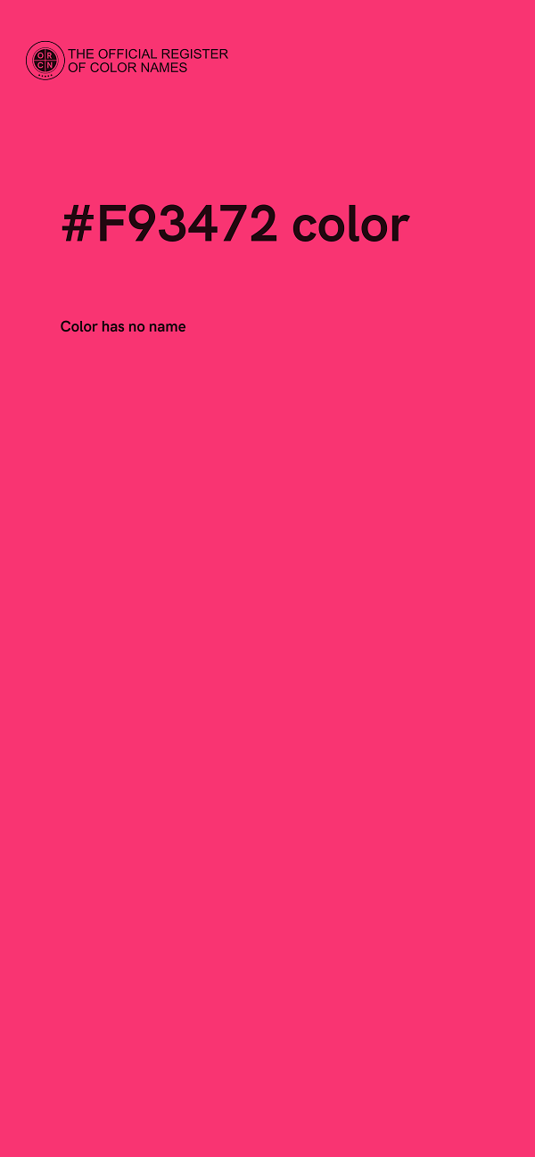 #F93472 color image