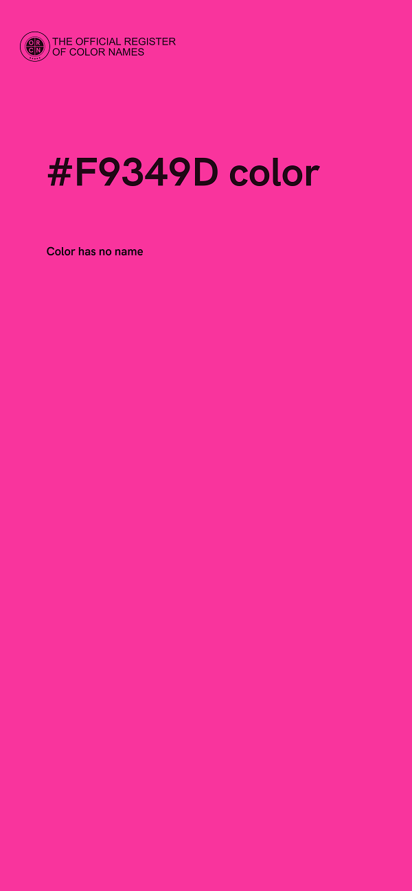 #F9349D color image