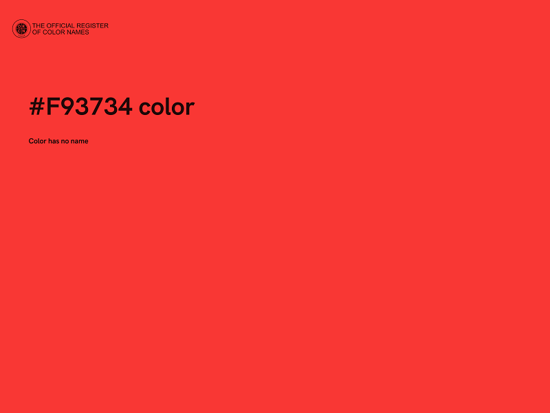 #F93734 color image