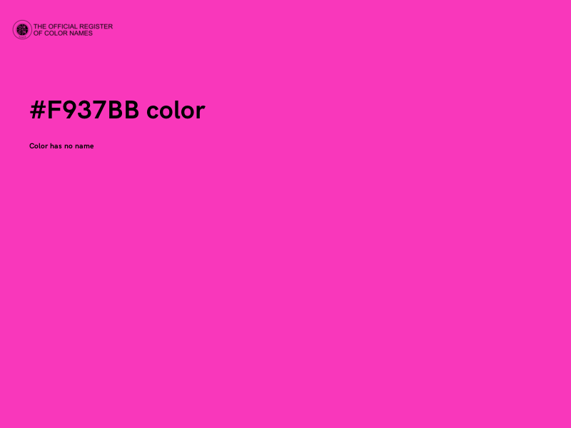 #F937BB color image