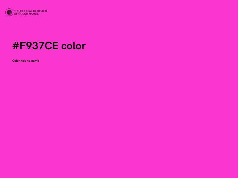 #F937CE color image