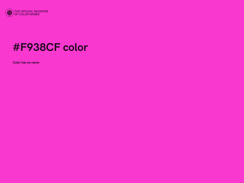 #F938CF color image
