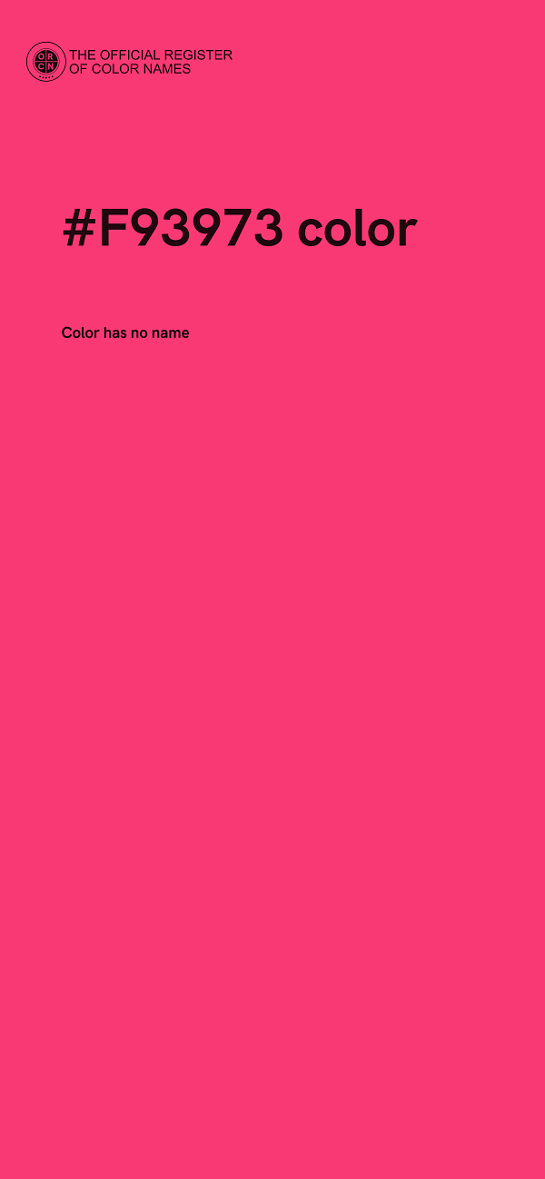 #F93973 color image