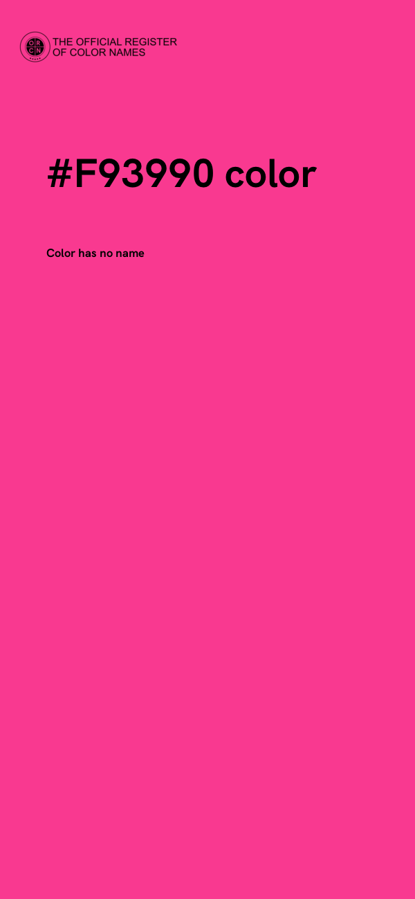 #F93990 color image