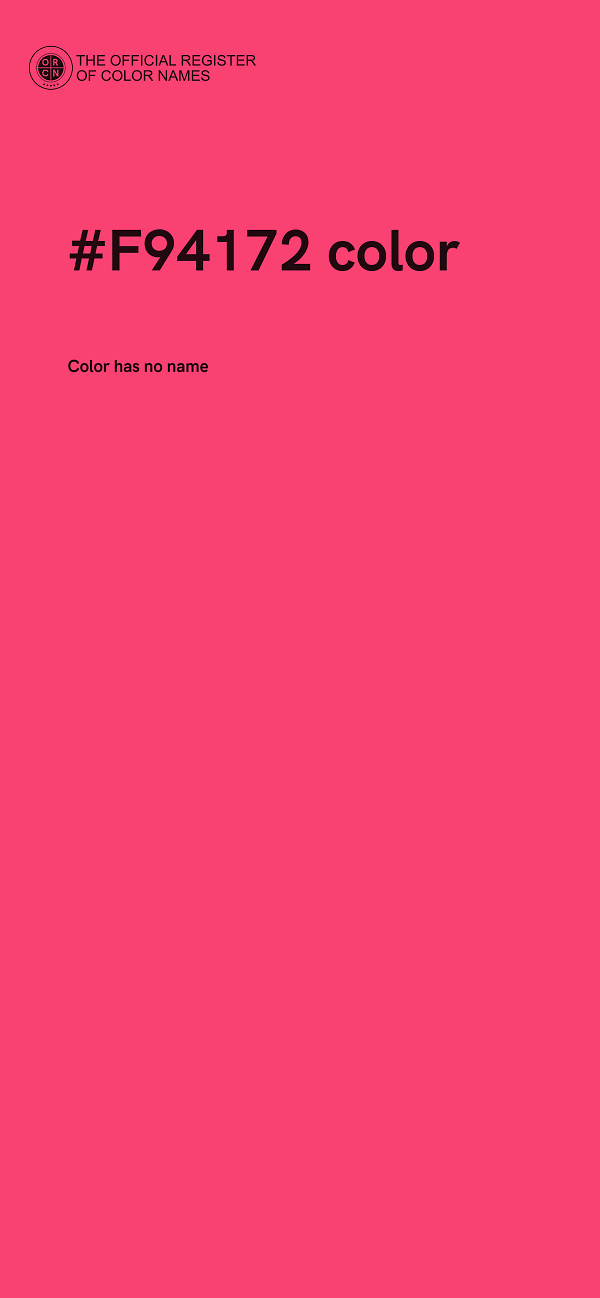 #F94172 color image