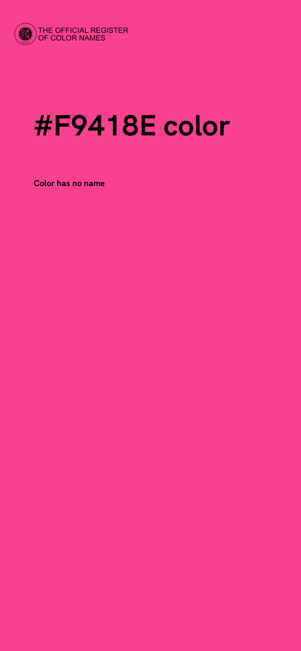 #F9418E color image