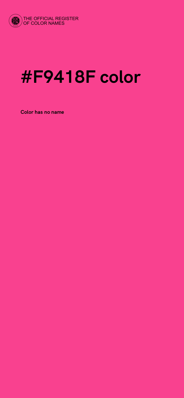 #F9418F color image