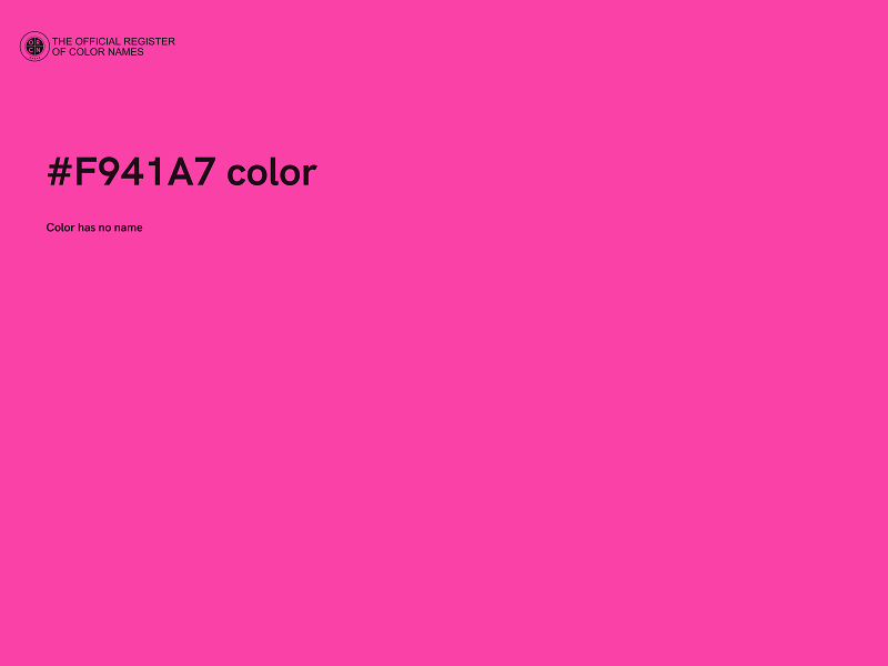 #F941A7 color image