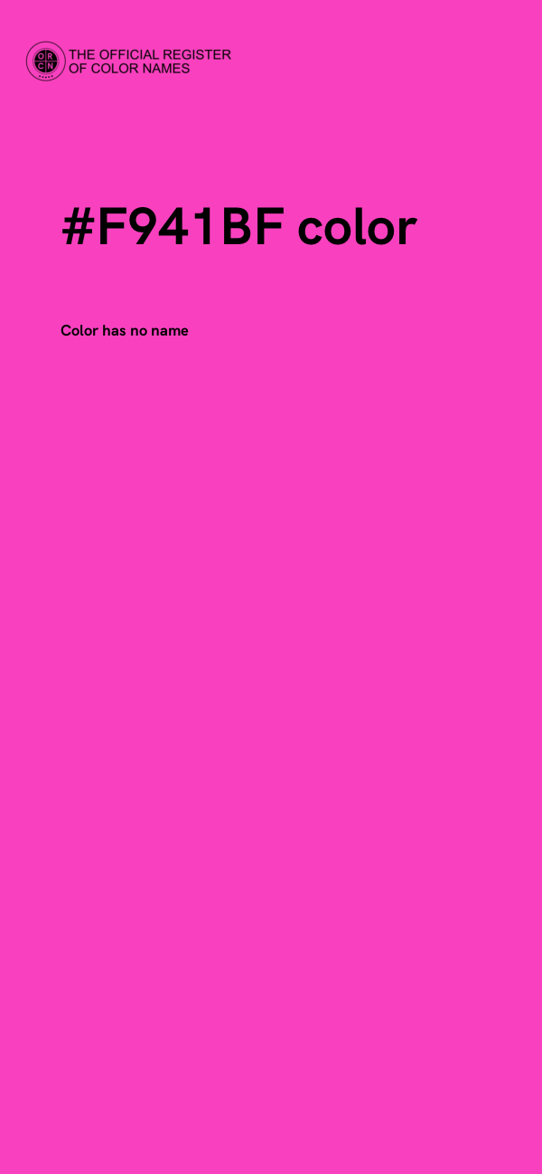 #F941BF color image