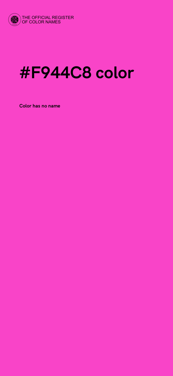 #F944C8 color image