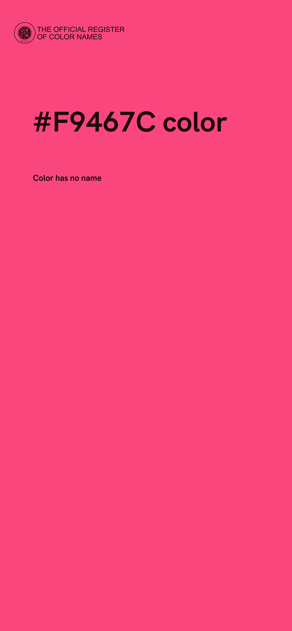#F9467C color image