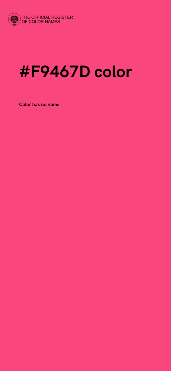#F9467D color image