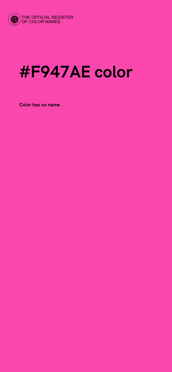 #F947AE color image