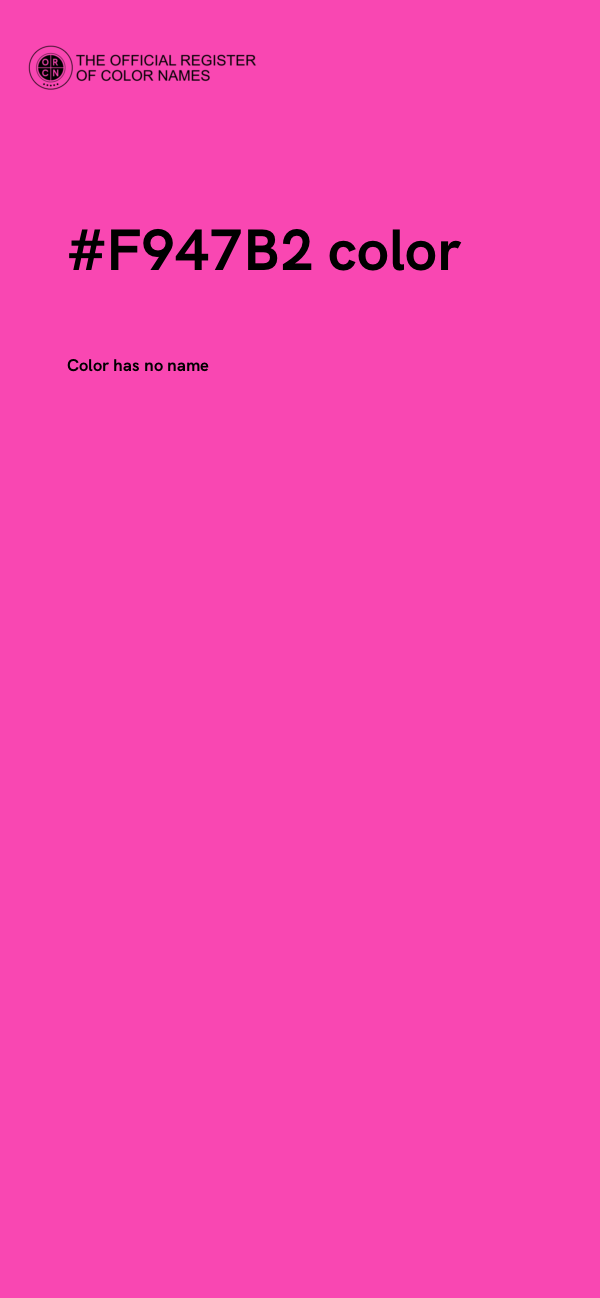#F947B2 color image