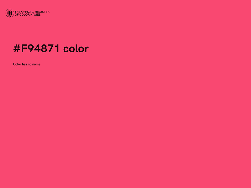 #F94871 color image