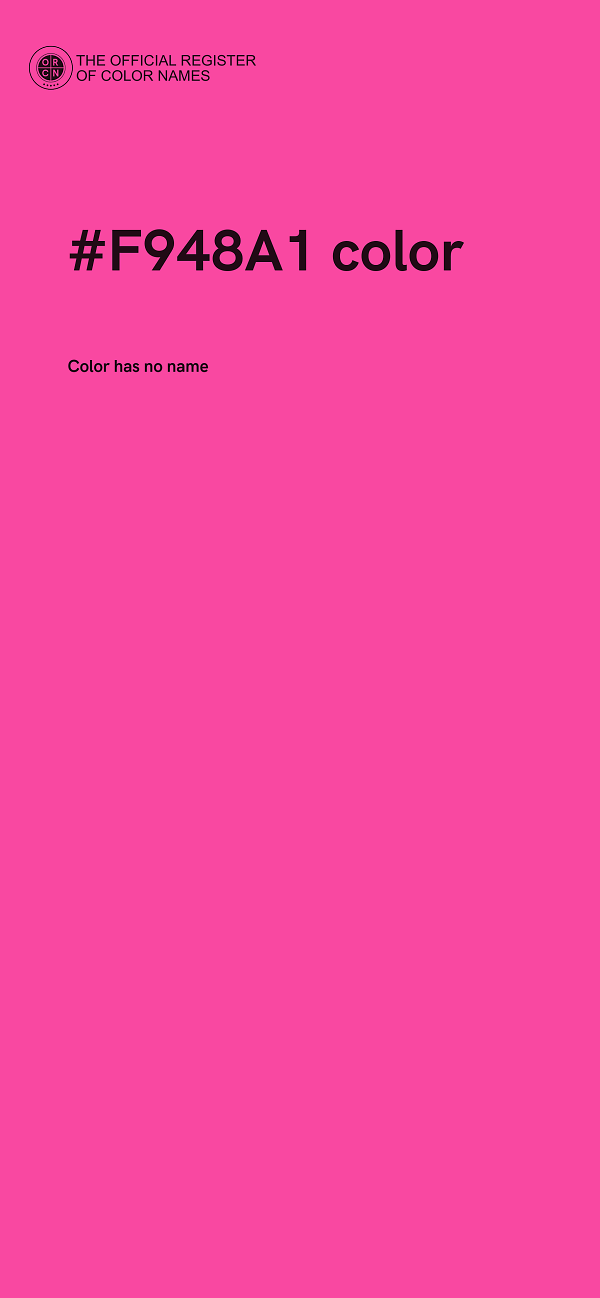 #F948A1 color image