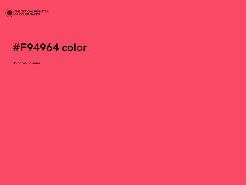 #F94964 color image