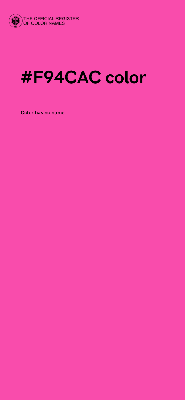 #F94CAC color image