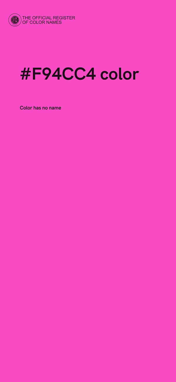 #F94CC4 color image