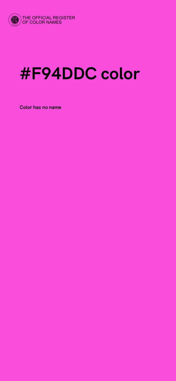 #F94DDC color image