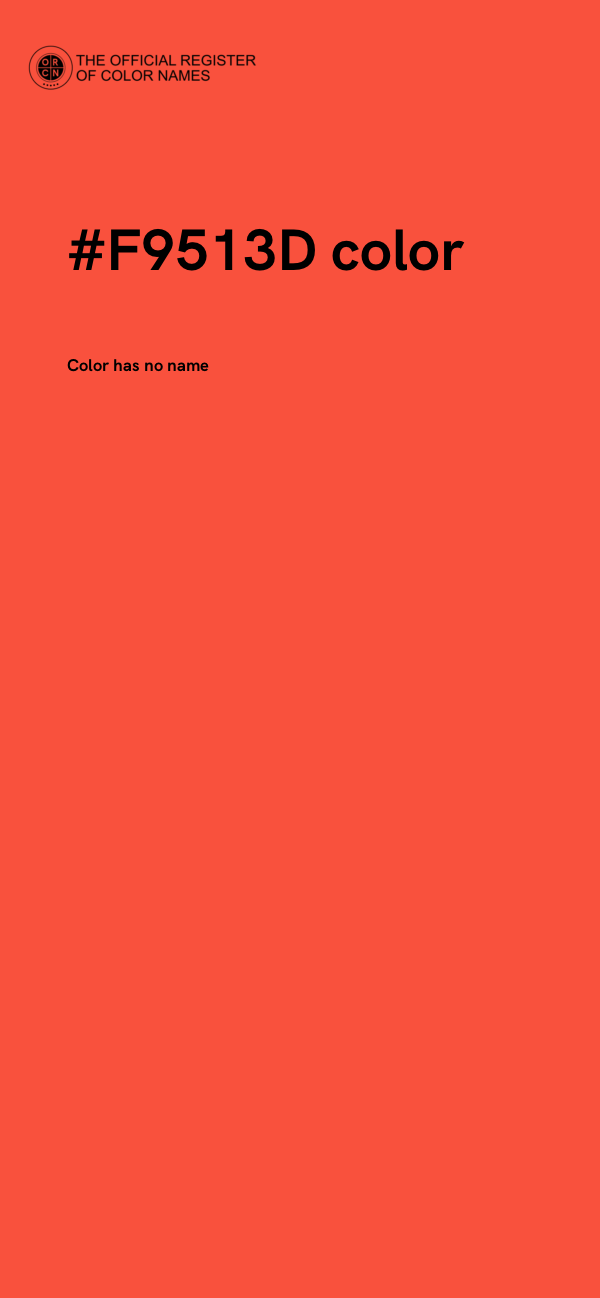 #F9513D color image