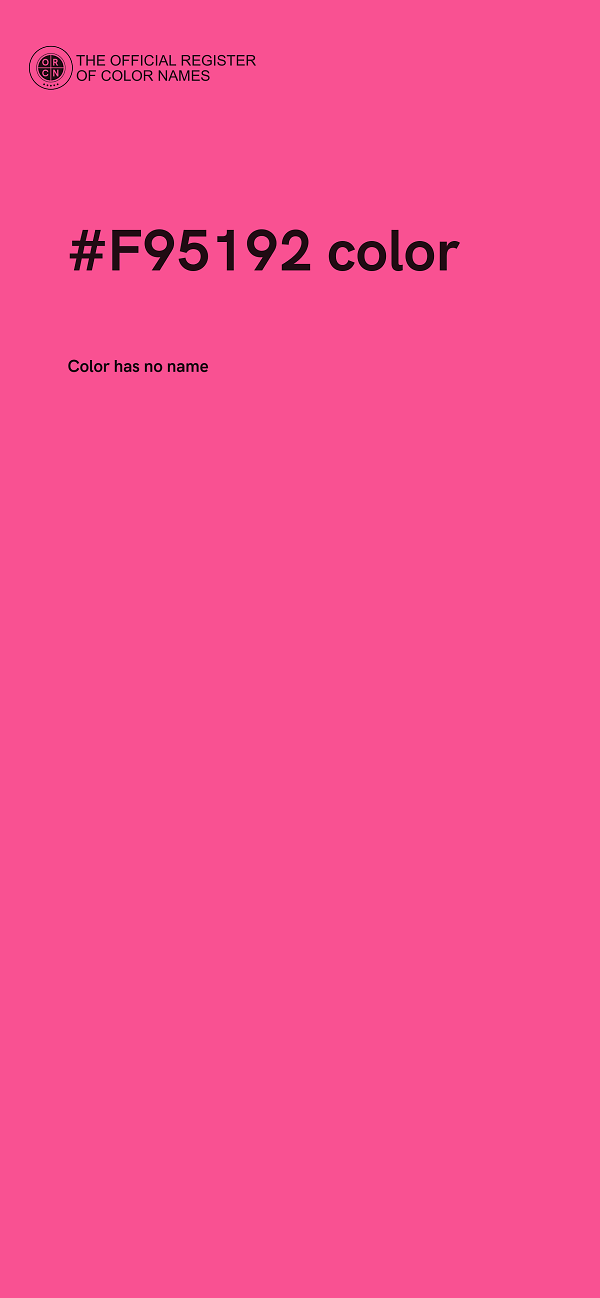 #F95192 color image