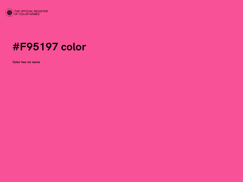 #F95197 color image