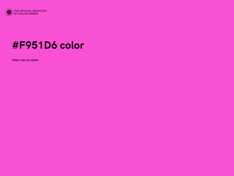 #F951D6 color image